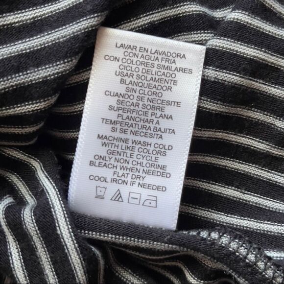 Derek Lam Striped Drape Jersey Dress SMALL - Picture 15 of 15